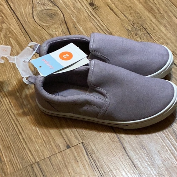 Cat & Jack Shoes Kids Blaine Slipon Sneakers Cat Jack Gray Size 4